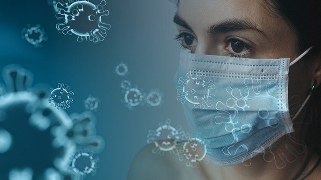 lady in face mask